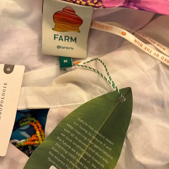 Farm Rio Anthropologie Chita Floral Midi Dress - Picture 4 of 9